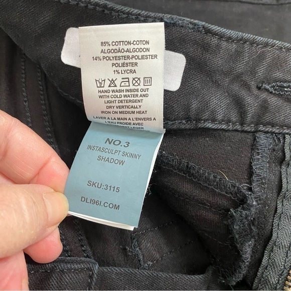 DL1961 Jessica Alba No.3 Instasculpt Skinny Jean with Extended Zip Detail - Picture 11 of 13